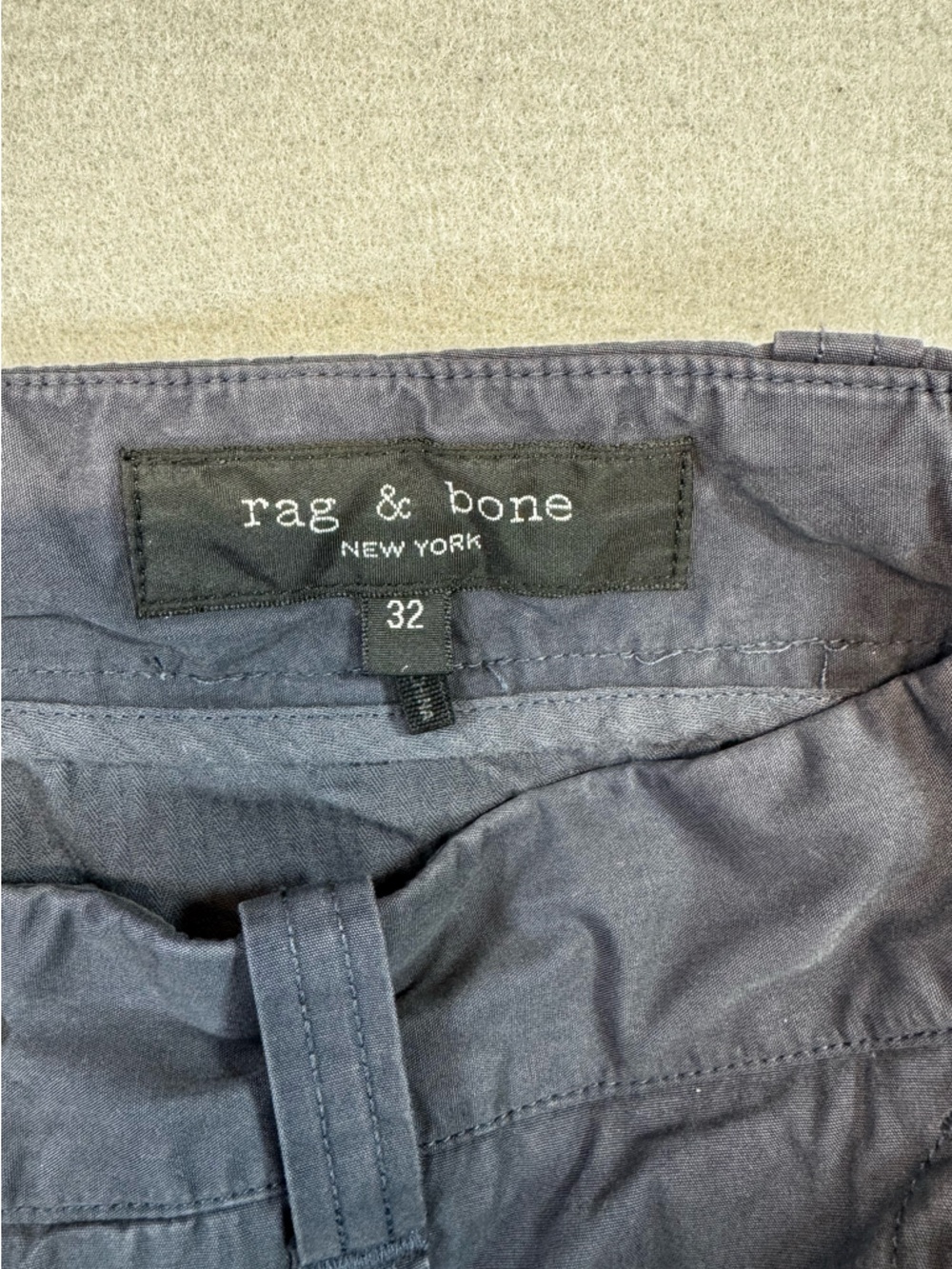 Women’s Rag and Bone Navy Casual Chino Pants - Picture 5 of 10